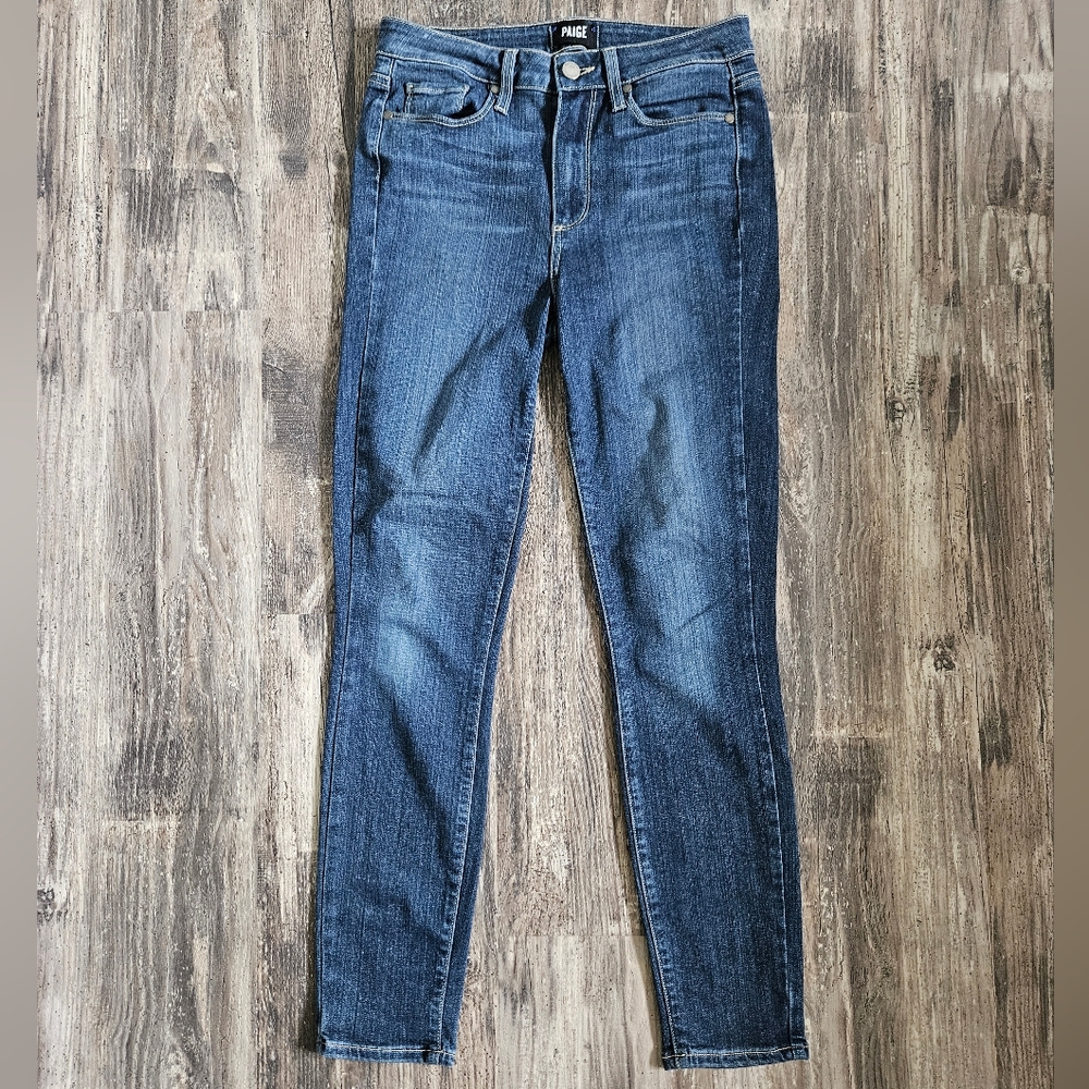 PAIGE Hoxton Ankle Jeans, Size 28